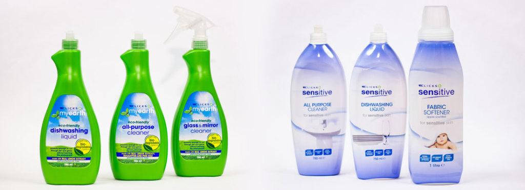 Clicks house brand eco-friendly cleaning products